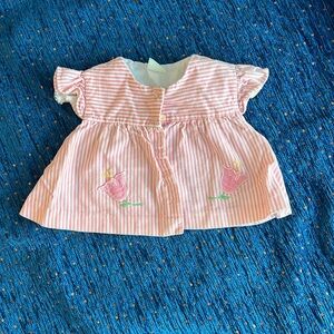 Vintage newborn to 3 month, Soft cute button up